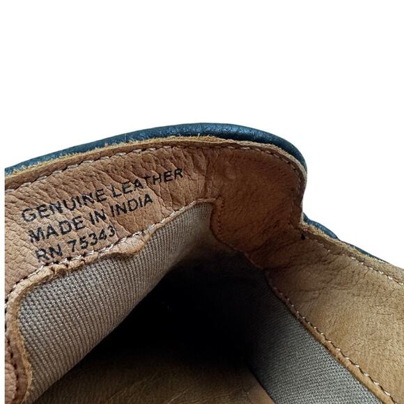 Joie Black Leather Basketweave Textured Preppy Classic Mules Women's Size 8.5 - Picture 9 of 9